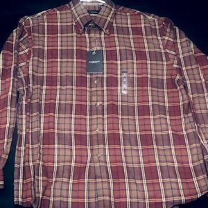 NEW Van Heusen Men's Flannel Shirt w/ Tags